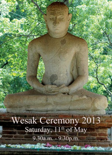 Vesak Ceremony 2013